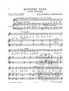 Mystieke Dans von Lodewyk Mortelmans 
