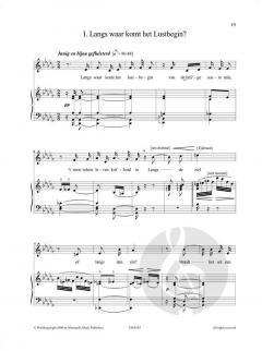 5 Shakespeare Songs von Peter Benoit 