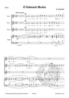 O Salutaris Hostia  von Flor Peeters 