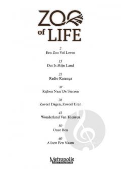Zoo of Life - Songbook von Sam Gevers 
