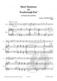 Short Variations on 'Scarborough Fair' von Stephane Vande Ginste 