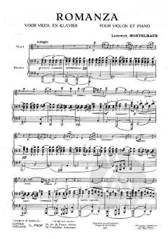 Romanza von Lodewyk Mortelmans 