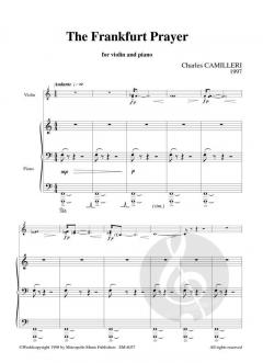 The Frankfurt Prayer von Charles Camilleri 