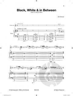 Black, White & In Between von Dirk Brossé 