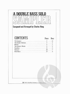 A Double Bass Solo Sampler von Charles K. Hoag 