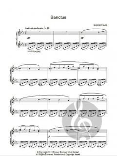 Sanctus von Gabriel Fauré (Download) 