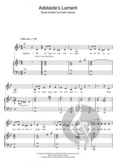 Adelaide's Lament von Frank Loesser 