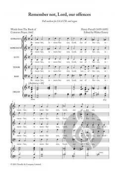 Remember Not, Lord, Our Offences von Henry Purcell 