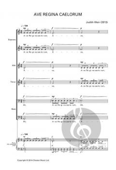 Ave Regina Caelorum von Judith Weir 