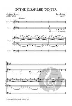 In The Bleak Mid-Winter von John Joubert 