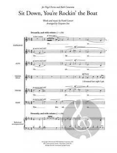 Sit Down, You're Rockin' The Boat von Frank Loesser 