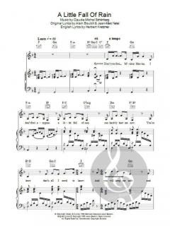 A Little Fall Of Rain von Alain Boublil 