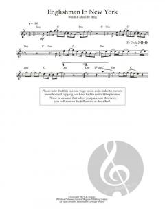 Englishman In New York von Sting (Download) 