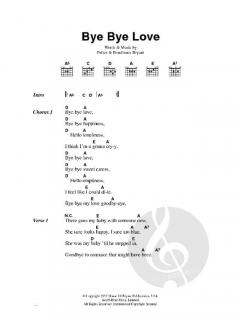 Bye Bye Love von The Everly Brothers 