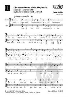 Weihnachtstanz der Hirten (Zoltan Kodaly) 