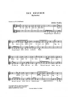 Das Häschen (The Leveret) (Zoltan Kodaly) 