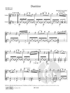 Cantabile e Valtz/Duettino von Niccolò Paganini 