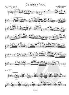 Cantabile e Valtz/Duettino von Niccolò Paganini 