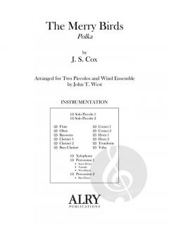 The Merry Birds von John Cox 