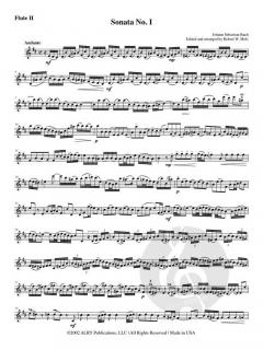 Flute Sonatas von Johann Sebastian Bach 