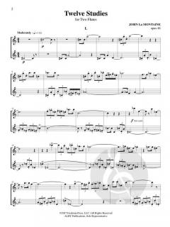 12 Studies op. 46 von John La Montaine 