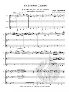 6 Schubler Chorales von Johann Sebastian Bach 