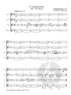 3 Folk Hymns for Winds 