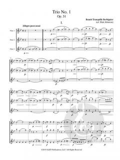 Trio No. 1 op. 51 von Antoine Benoit Tranquille Berbiguier 