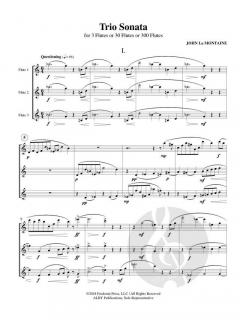 Trio Sonata von John La Montaine 