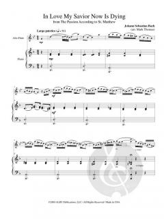 In Love My Savior Now is Dying and Vocalise von Johann Sebastian Bach 