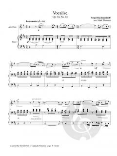 In Love My Savior Now is Dying and Vocalise von Johann Sebastian Bach 