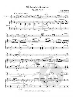 Weihnachts-Sonatine op. 251, No. 3 von Carl Reinecke 