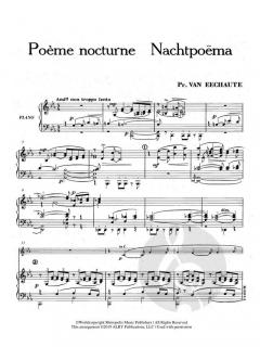 Nachtpoema von Van Eechaute,Prosper 