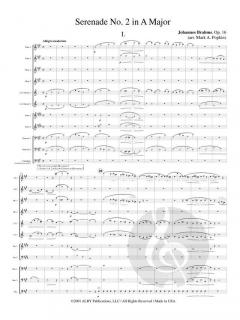 Serenade No. 2 in A Major op. 16 von Johannes Brahms 