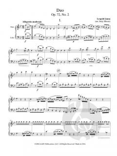 Duo, Opus 72, No. 2 von Leopold Jansa 