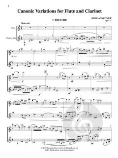 Canonic Variations op. 47 von John La Montaine 