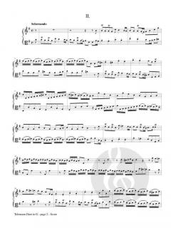 Duet in G Major von Georg Philipp Telemann 