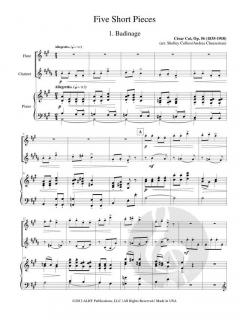 5 Short Pieces von César Cui 