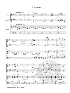 5 Short Pieces von César Cui 