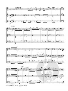 Trio in A Major, KV305 von Wolfgang Amadeus Mozart 