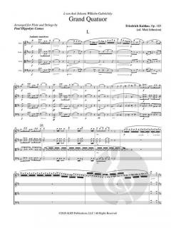 Grand Quartet in D Minor op. 103 von Friedrich Kuhlau 