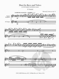 Duet for Keys and Valves von Deborah J. Anderson 
