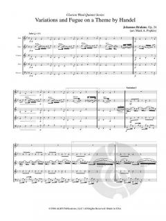 Variations and Fugue on a Theme of Handel op. 24 von Johannes Brahms 