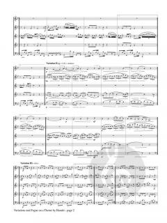 Variations and Fugue on a Theme of Handel op. 24 von Johannes Brahms 