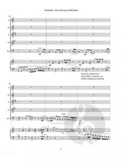 5 Cats and a Porcupine von Ira-Paul Schwarz 