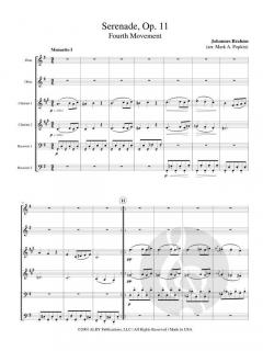 Serenade - Fourth Movement von Johannes Brahms 