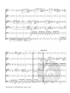 Serenade - Fourth Movement von Johannes Brahms 
