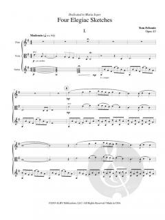 4 Elegiac Sketches op. 43 von Tom Febonio 
