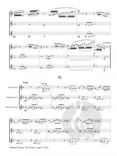 Trio Exotica (Alto Flute/Piccolo, English Horn, Bass Clarinet) von Graham Powning 
