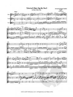 Trios op. 26, Nos. 1-3 von Giuseppe Maria Cambini 